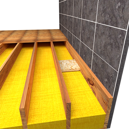 Wet - Room - Tray - In - Timber - Floor - Step3